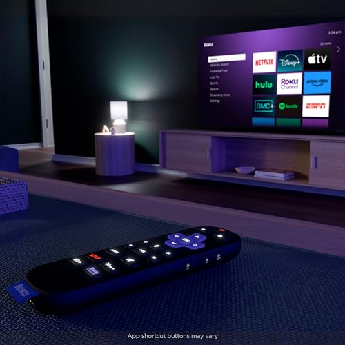 Roku Voice Remote Pro - Rechargeable & Voice-Activated