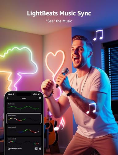AI Smart Neon Light Strip with Voice Control