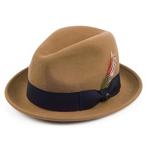 Jaxon & James Pecan Crushable Trilby Hat