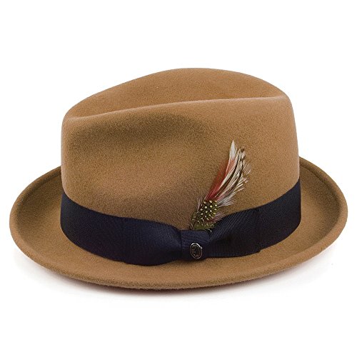 Jaxon & James Pecan Crushable Trilby Hat