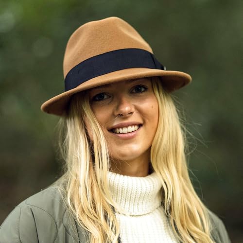 Jaxon & James Pecan Crushable Trilby Hat