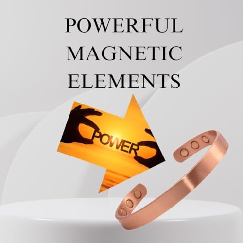 Stylish Copper Magnetic Bracelet in Gift Box