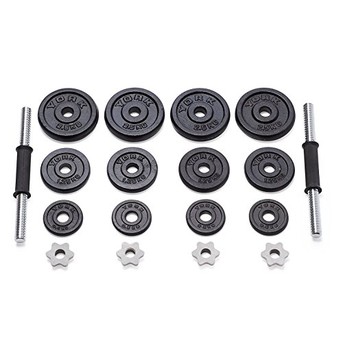 Adjustable 20 kg Cast Iron Dumbbell Set