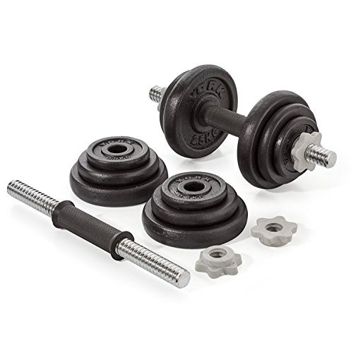 Adjustable 20 kg Cast Iron Dumbbell Set