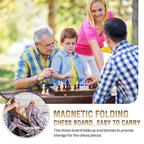 Magnetic 2-in-1 Chess and Draughts Set