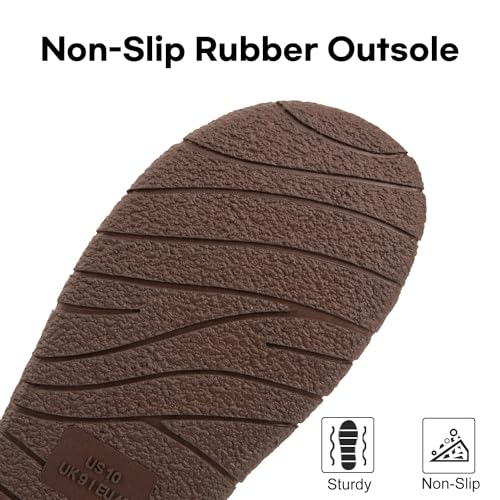 Men's Memory Foam Outdoor Slippers - Green