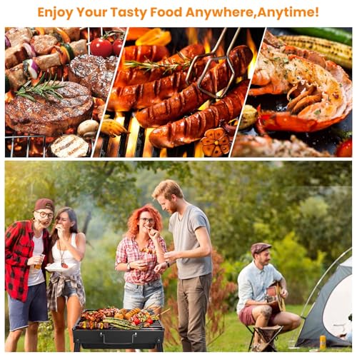 Portable Charcoal BBQ Grill for Outdoor Adventures