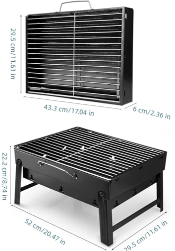 Portable Charcoal BBQ Grill for Outdoor Adventures