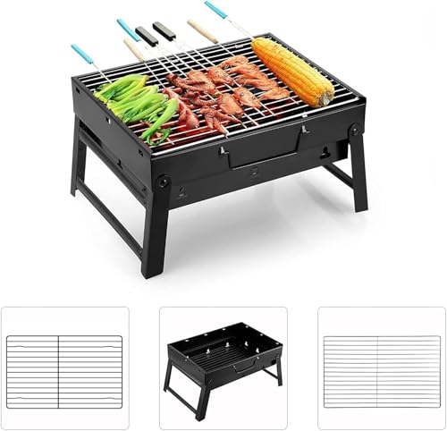 Portable Charcoal BBQ Grill for Outdoor Adventures