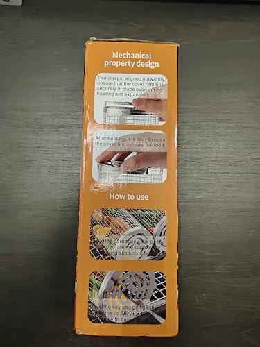 Portable BBQ Grill Basket Set with Wooden Handle