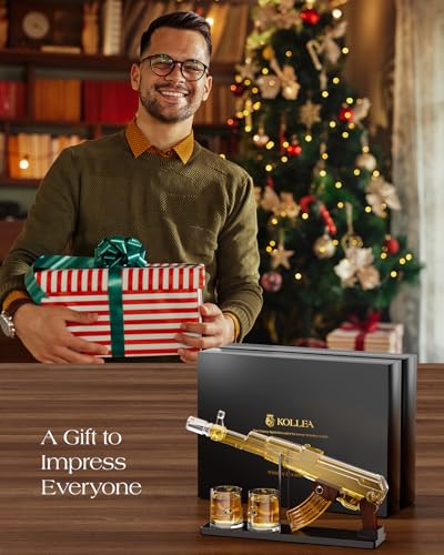 Kollea Whiskey Decanter Set: Unique Gifts for Men