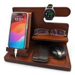 Wooden Bedside Organiser and Docking Station Gift