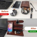 Wooden Bedside Organiser and Docking Station Gift