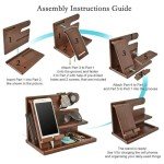 Wooden Bedside Organiser and Docking Station Gift