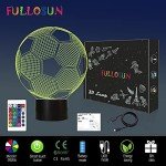 3D Soccer Optical Illusion Lamp for Kids