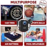 FORTEM Digital Tyre Inflator for Cars & Bikes