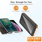 Solar Power Bank 30000mAh for Outdoor Adventures