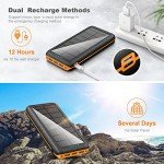Solar Power Bank 30000mAh for Outdoor Adventures