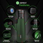 High-Power Monocular Telescope with Smartphone Holder