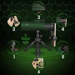High-Power Monocular Telescope with Smartphone Holder