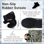 Warm Winter Snow Boots for Men - Black