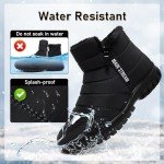 Warm Winter Snow Boots for Men - Black