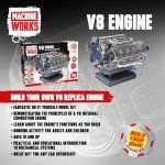 DIY V8 Engine Toy Kit with Augmented Reality
