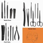 18-Piece Manicure Set for Men – Grooming Gift