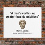 Roman Emperor Quote Canvas Art for Men
