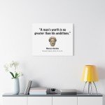 Roman Emperor Quote Canvas Art for Men