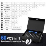 60-in-1 Precision Screwdriver Set for Men