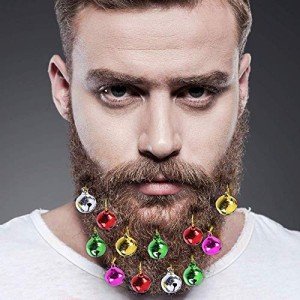 Colorful Beard Bauble Ornaments for Men