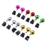 Colorful Beard Bauble Ornaments for Men