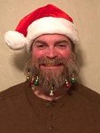 Colorful Beard Bauble Ornaments for Men