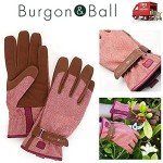 Burgon & Ball Gardening Gloves for Men, Tweed Red