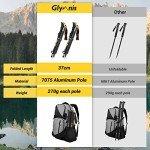 Collapsible Hiking Poles for Men - 2 Pack