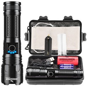 Super Bright Rechargeable LED Flashlight for Men