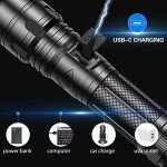 Super Bright Rechargeable LED Flashlight for Men