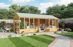 BillyOh 20x10 Dual Entrance Wooden Garden Shed