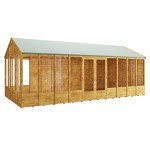 BillyOh 20x10 Dual Entrance Wooden Garden Shed