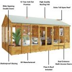 BillyOh 20x10 Dual Entrance Wooden Garden Shed