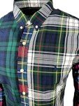 Polo Ralph Lauren Mens Classic Fit Oxford Shirt(Claasic Plaid, L), Claasic Plaid, Large