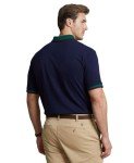 POLO RALPH LAUREN Men's Classic Fit Big Pony Mesh Polo Shirt (Navy MU, L), Navy Mu, Large