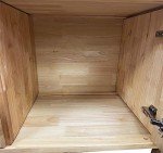 LUMBER JACK Woodworking Bench with 3 Drawers On-board Cabinet and 2 Vices Heavy Duty Work Table, Adjustable Vices, Felt lined drawers, Convenient rear tool storage,16 x bench dogs, metal & Wooden Pegs