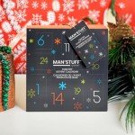 Man'Stuff Mens Advent Calendar 2023-24 Day Grooming & Toiletries Mens Gifts Christmas Countdown Calendar 2023 with Topline Card. Advent Calendar for Christmas Gifts, Stocking Fillers for Boys, Blue