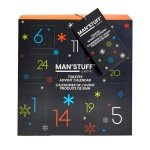 Man'Stuff Mens Advent Calendar 2023-24 Day Grooming & Toiletries Mens Gifts Christmas Countdown Calendar 2023 with Topline Card. Advent Calendar for Christmas Gifts, Stocking Fillers for Boys, Blue