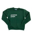 Teesh Clothing Men's Christmas Jumper | Ironic Design (UK, Alpha, M, Regular, Regular, Green)