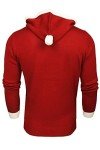 Xact Men's Novelty Hooded Christmas Jumper (Santa - Red) L