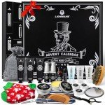 Lionmane Advent Calendar 2024 Mens, 24 Days Christmas Countdown Beard Care Gifts, Christmas Advent Calendar Set with Beard Oil Beard Balm, Face & Body Skin Care Kit for for Men Dad Boyfriend Husband