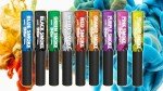 Gemstone Fireworks Handheld Smoke flares 90 Seconds pack of 4 (Blue)
